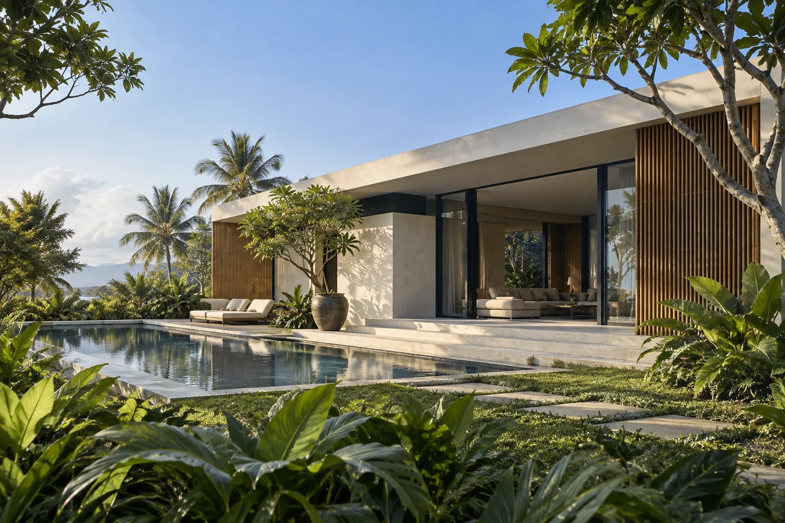 Visual konsep jasa konstruksi Yogyakarta untuk desain rumah dan gedung modern